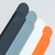 Black, Grey, White, Orange